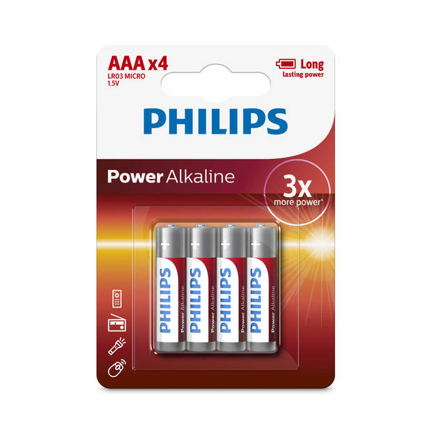 Philips Aa Power Alkaline Batterijen Stuks Blokker