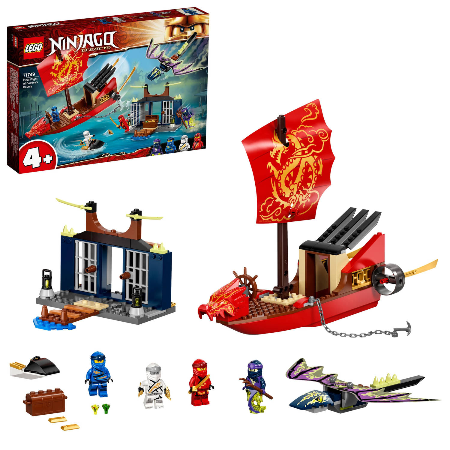 LEGO NINJAGO Legacy Destiny S Bounty Set 71749 Blokker