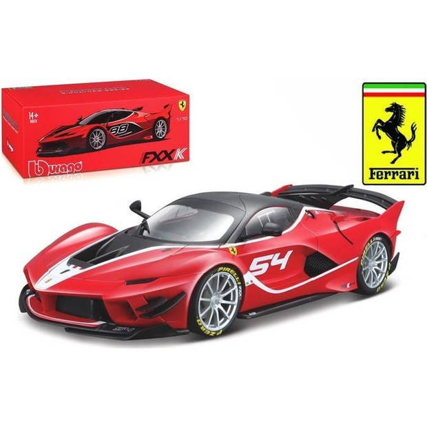 Bburago Ferrari Fxx K Evo Nr 54 Rood 1 18 Burago Signature Series