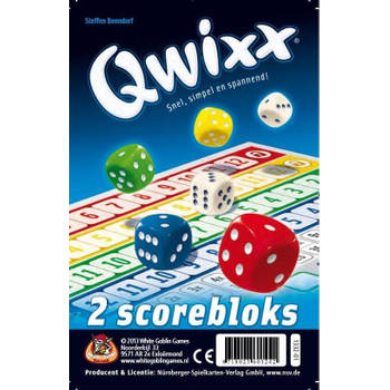 White Goblin Games Qwixx scorebloks