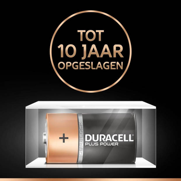 Duracell Plus Power D alkaline batterijen - 2 stuks