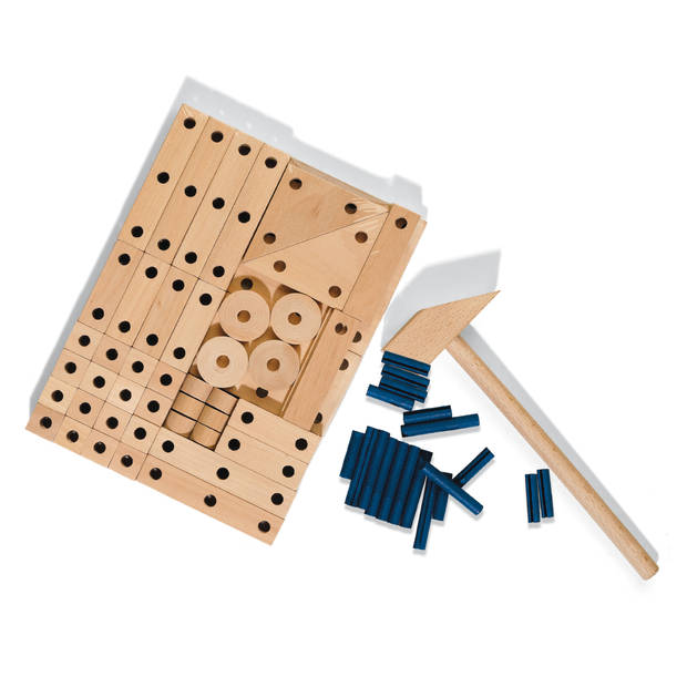 SES CREATIVE Kit voor de jonge meubelmaker - speelgoedbouwset - hout