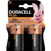 Set van 10x Duracell D Plus alkaline batterijen LR20 MN1300 1.5 V - Batterijen