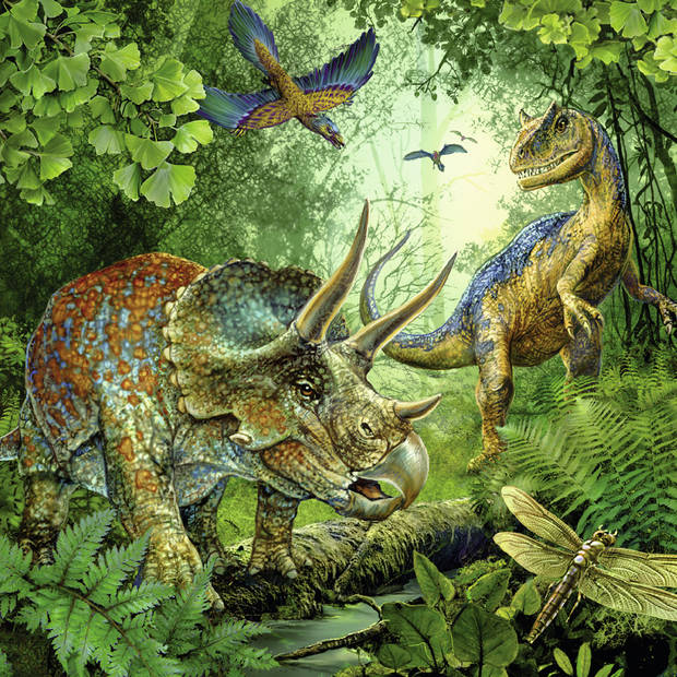 Ravensburger puzzel dinosaurus - 3 x 49 stukjes