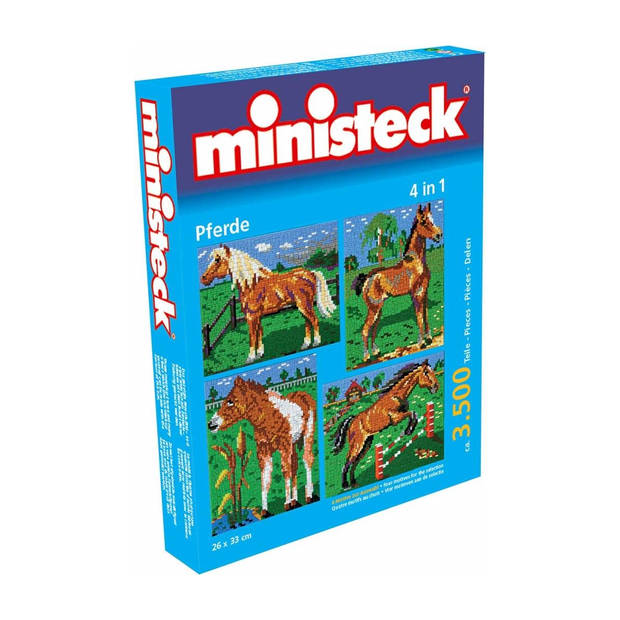 Ministeck paarden 4-in-1 - 3500 stukjes