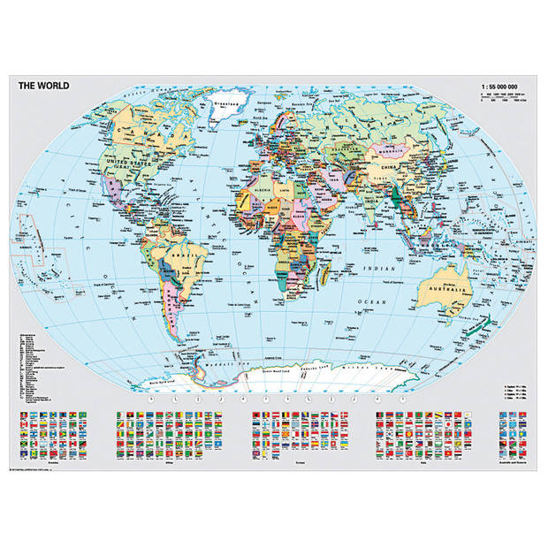 Ravensburger puzzel staatkundige wereldkaart - 1000 stukjes