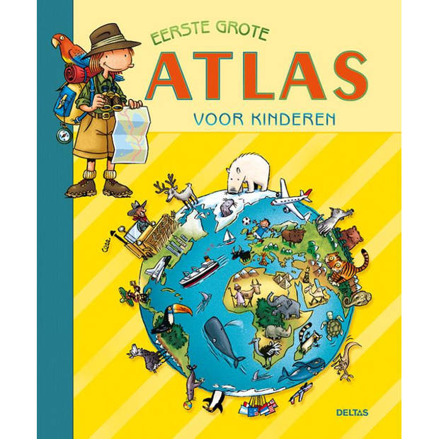 Deltas educatief boek Eerste grote atlas voor kinderen