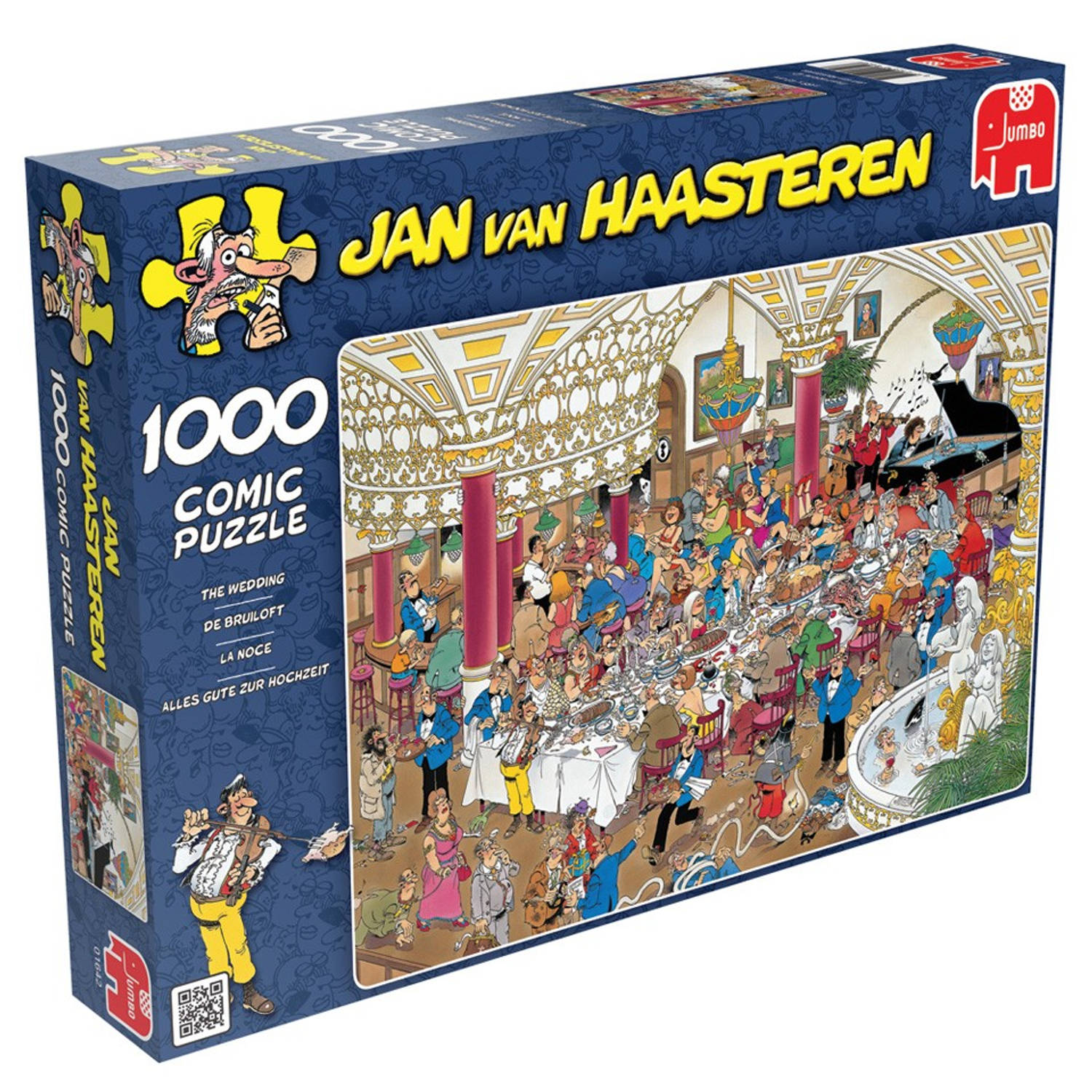 ding Proficiat Durven Jan van Haasteren puzzel de bruiloft - 1000 stukjes | Blokker