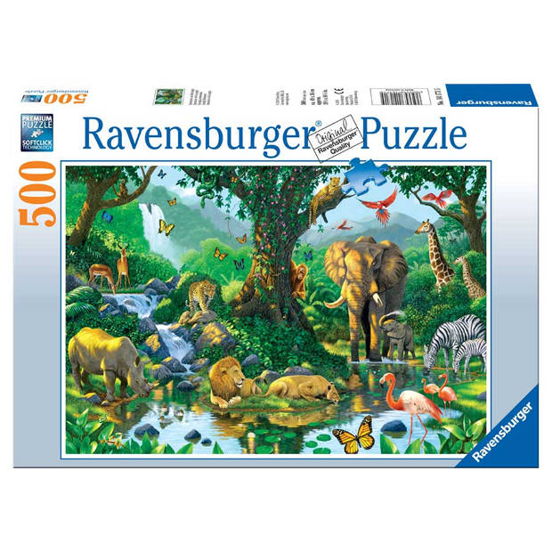 Ravensburger puzzel Jungle Harmony - Legpuzzel - 500 stukjes