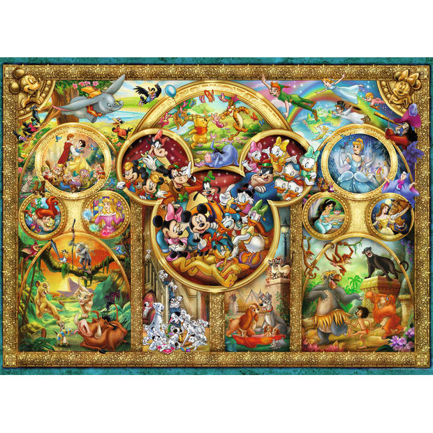 Ravensburger puzzel Disney puzzel familieportret - 500 stukjes