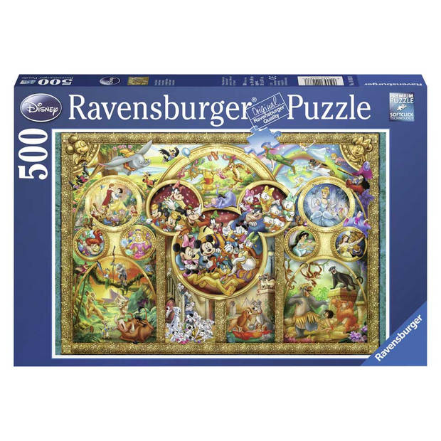 Ravensburger puzzel Disney puzzel familieportret - 500 stukjes