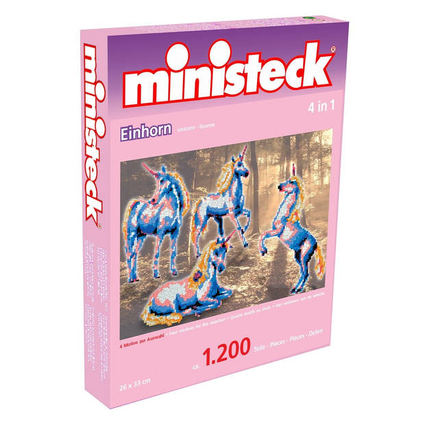 Ministeck Eenhoorn 4-in-1 - 1200 stukjes