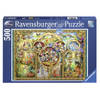 Ravensburger puzzel Disney puzzel familieportret - 500 stukjes