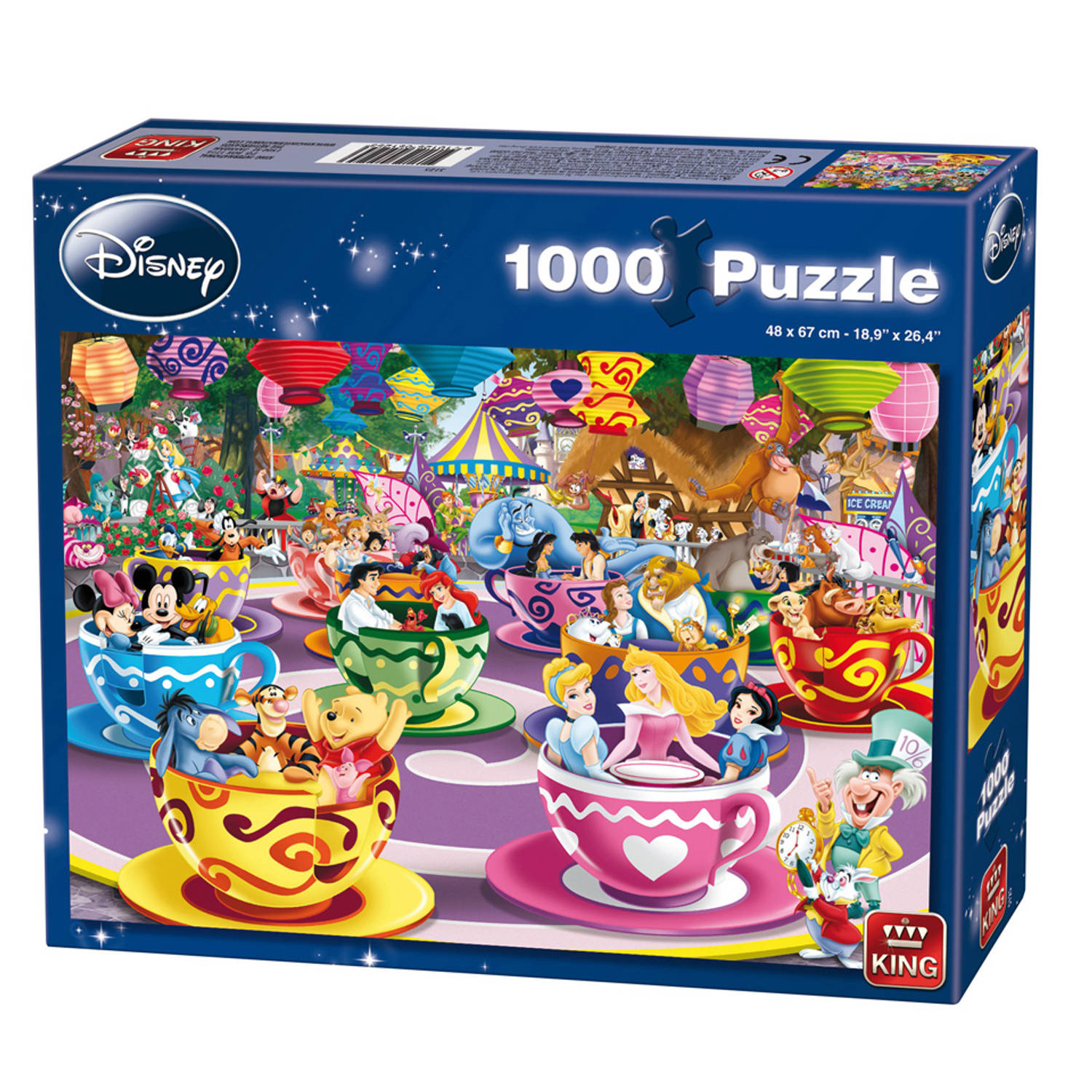 Afdeling lotus Uitmaken King puzzel Disney kopjes - 1000 stukjes | Blokker