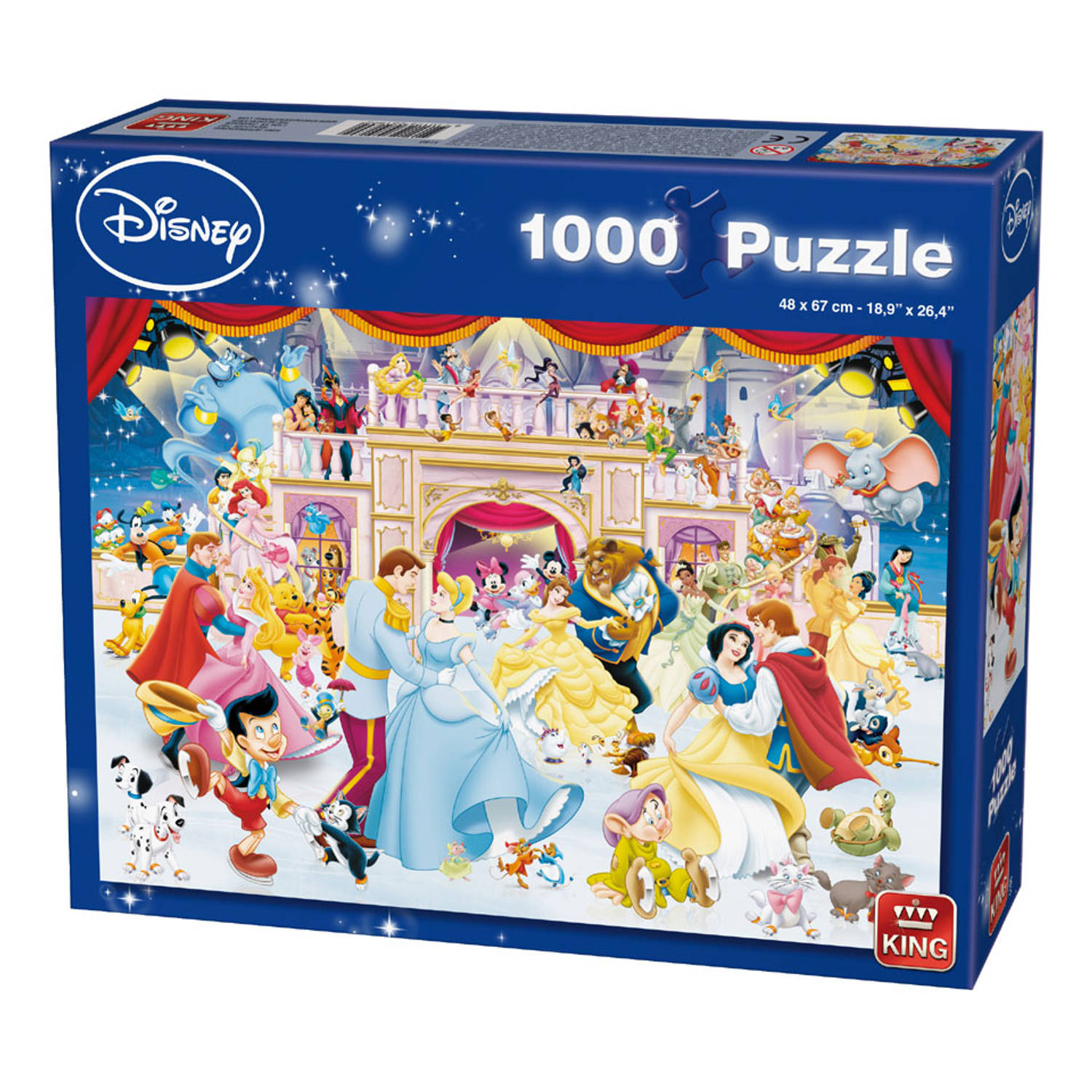 mooi Krachtcel tandarts King puzzel Disney princess dansen - 1000 stukjes | Blokker