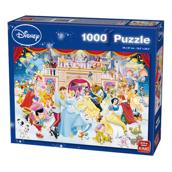 King puzzel Disney princess dansen - 1000 stukjes