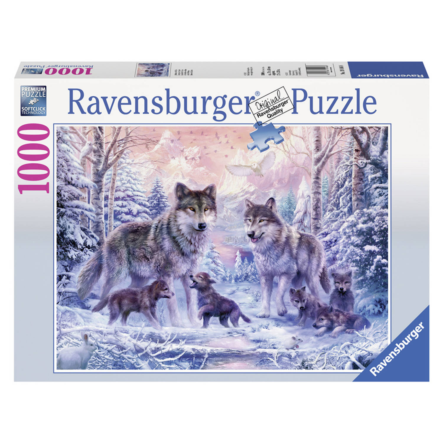 Ravensburger puzzel Arctische Wolven - 1000 stukjes