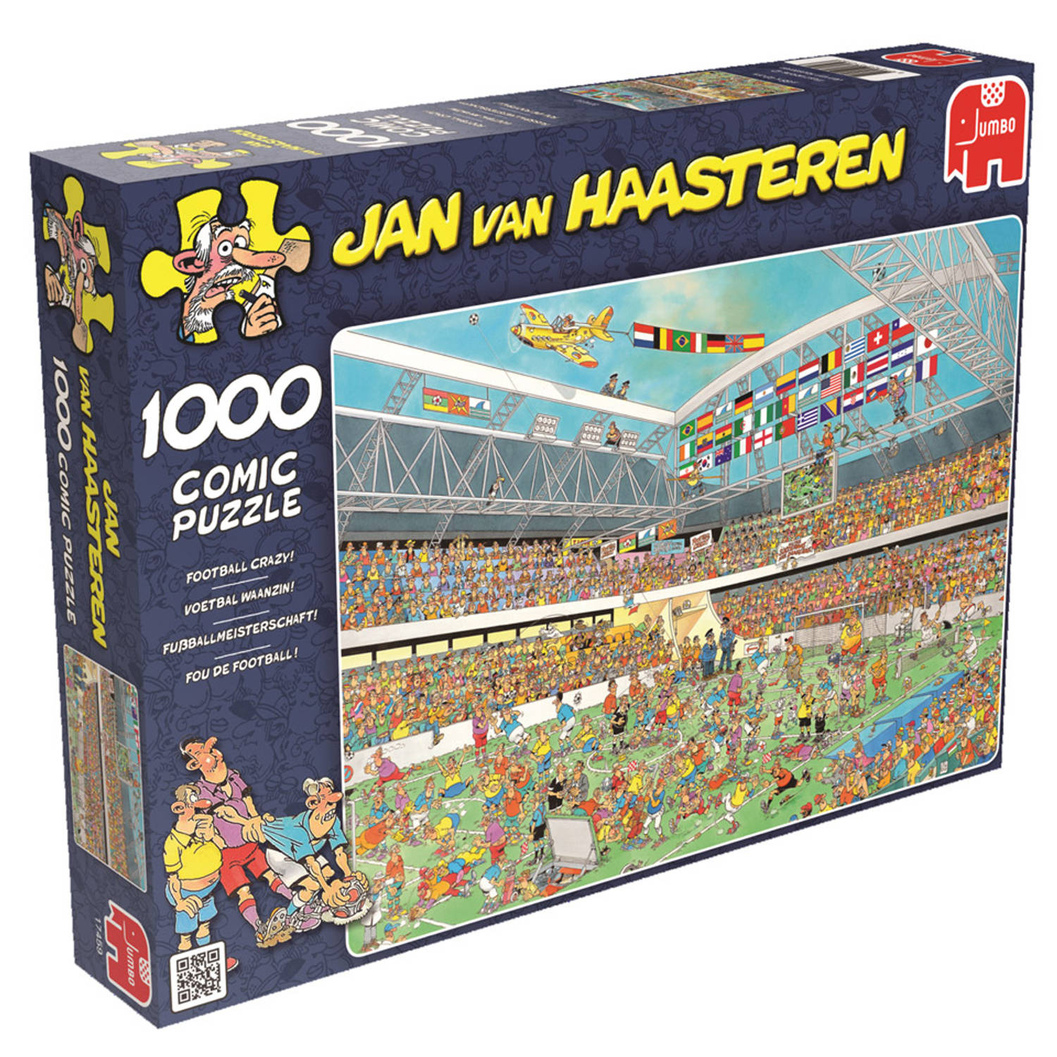 Wiens Oxideren Een goede vriend Jan van Haasteren puzzel voetbal waanzin - 1000 stukjes | Blokker