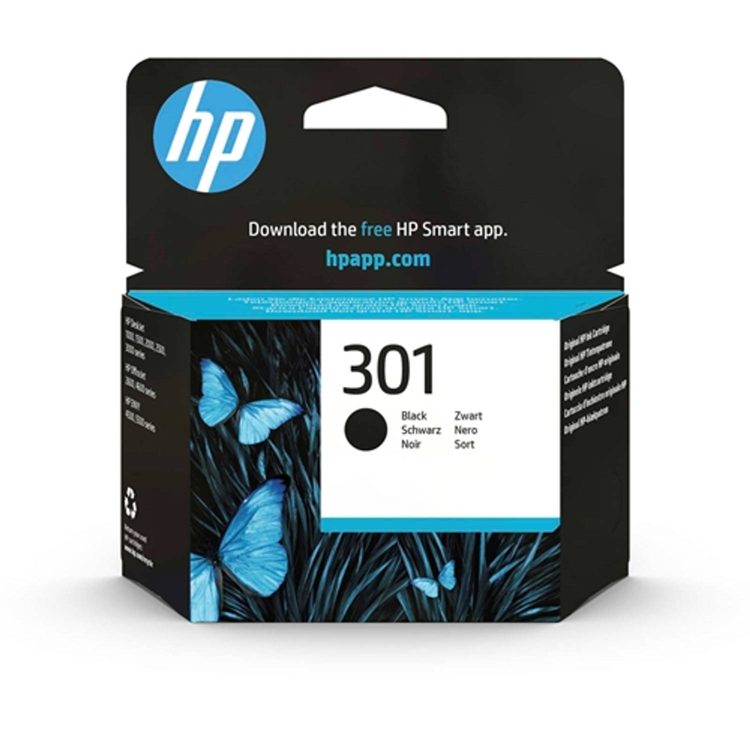 HP cartridge 301 - Instant Ink (Zwart)