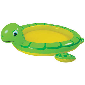 Kinderzwembad reuzenschildpad met sproeier