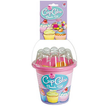 Cupcake Emmerset 12 delen Roze