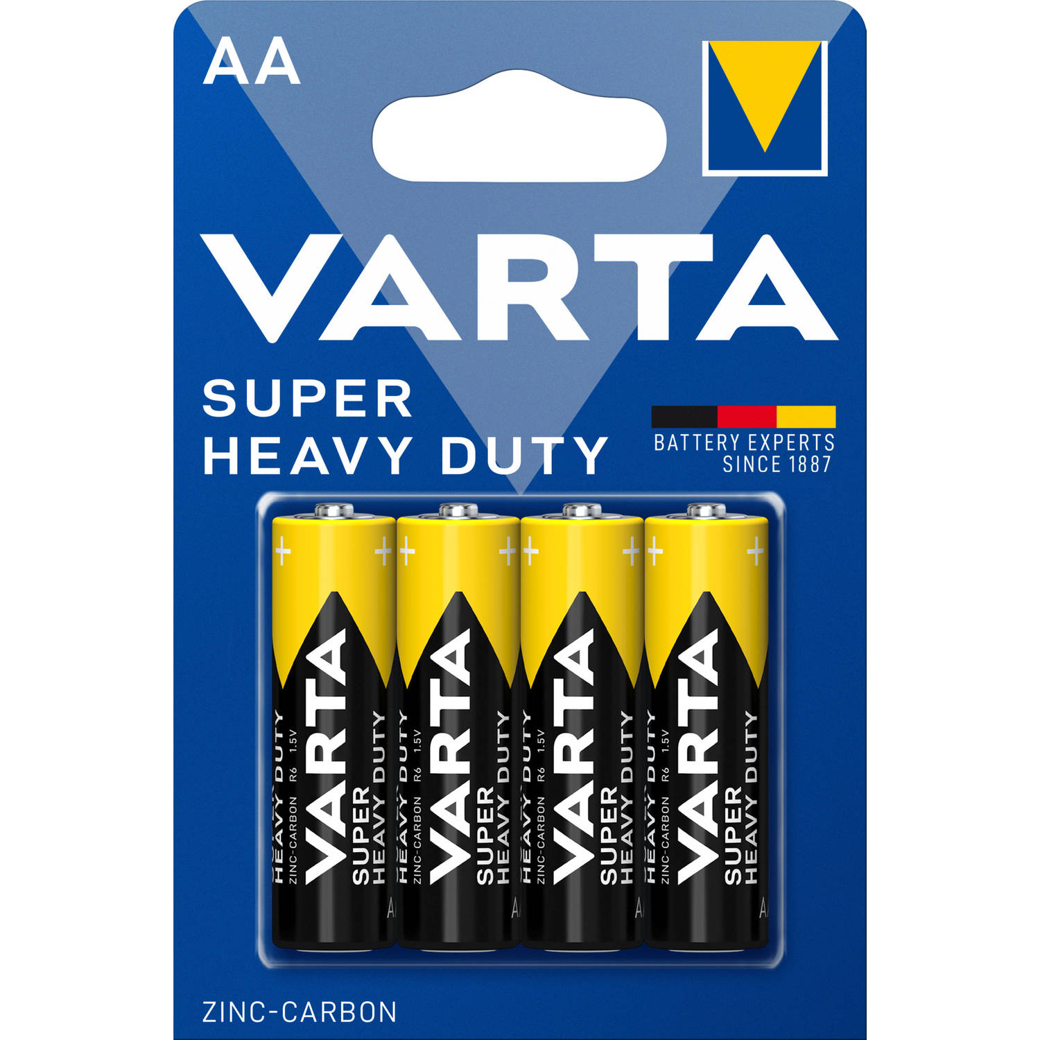 Varta Batterij Superlife Type-AA Penlite 1,5volt 4stuks