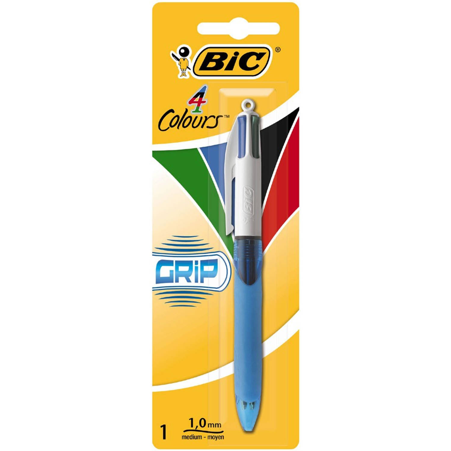 Bic 4 Colours grip pen - blauw