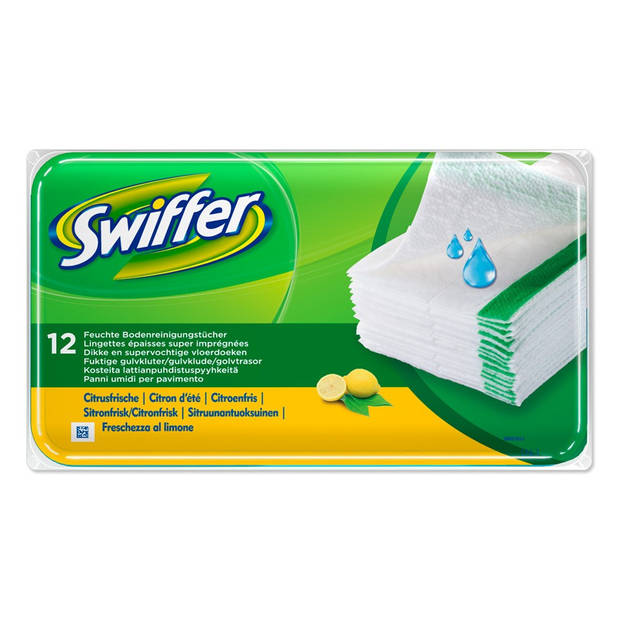 Swiffer Sweeper natte vloerdoekjes navulling - 12st