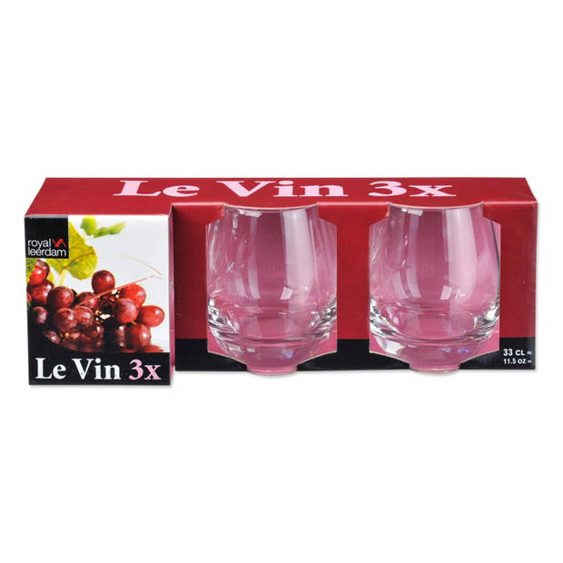 Royal Leerdam Le Vin drinkglazen - 3 stuks
