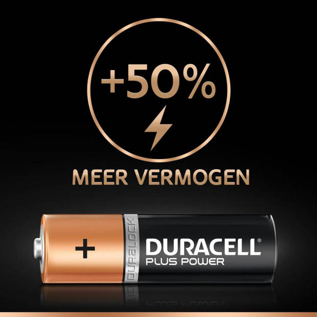 Duracell Plus Power AA alkaline batterijen - 4 stuks