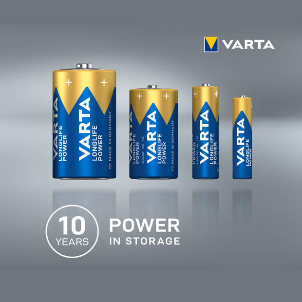 Varta Longlife Power AAA batterijen