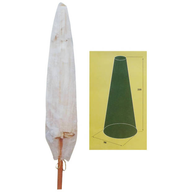 Handy beschermhoes voor parasol - 220 x 58 cm