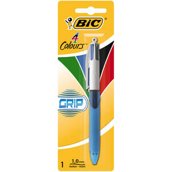 Bic 4 Colours grip pen - blauw