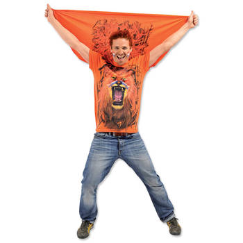 Oranje Leeuwcape M/t-shirt S-xl