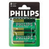 Philips Longlife D-batterijen 2 stuks