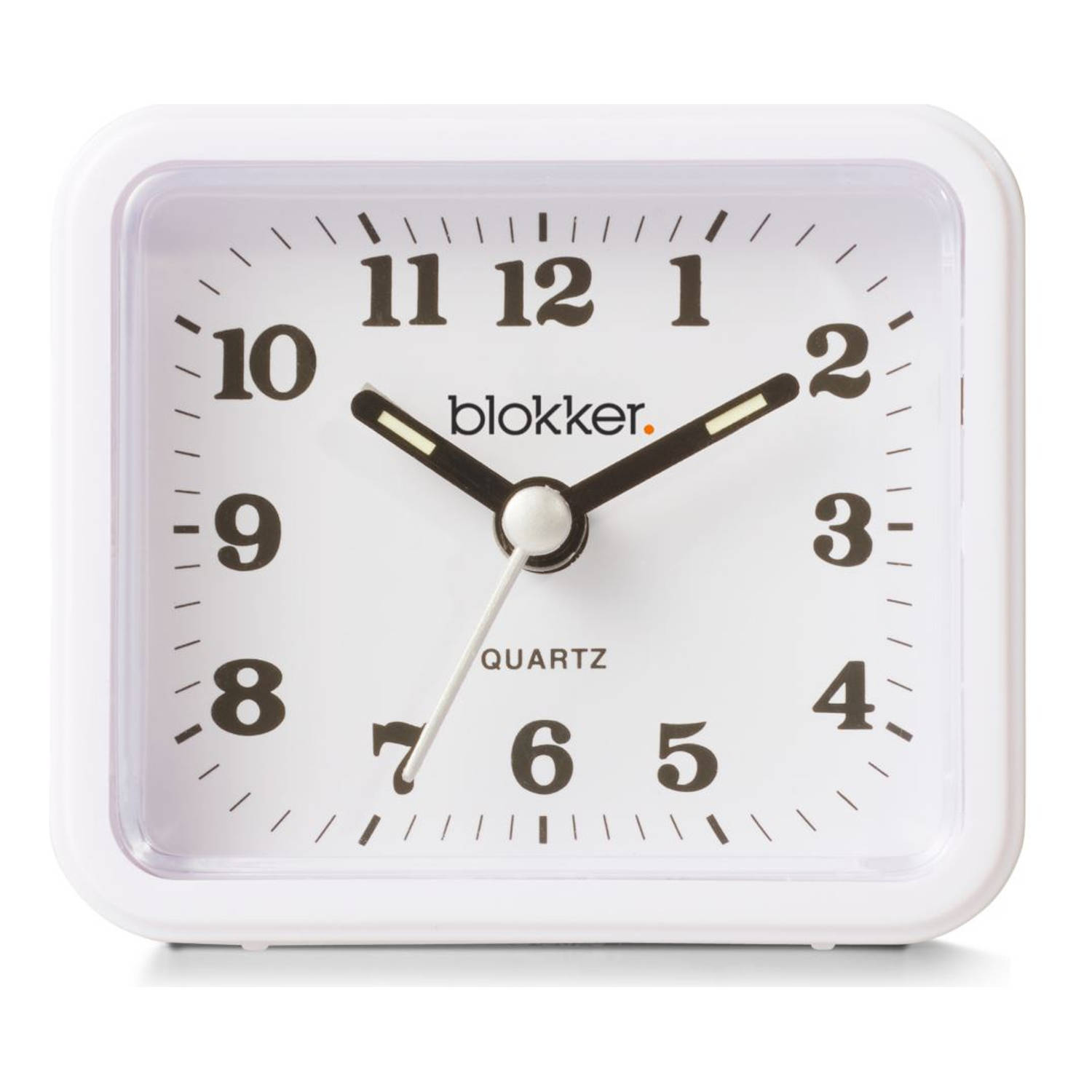 Scheur prijs Hub Blokker quartzwekker - wit - 7,5x6,5x3,5 cm | Blokker