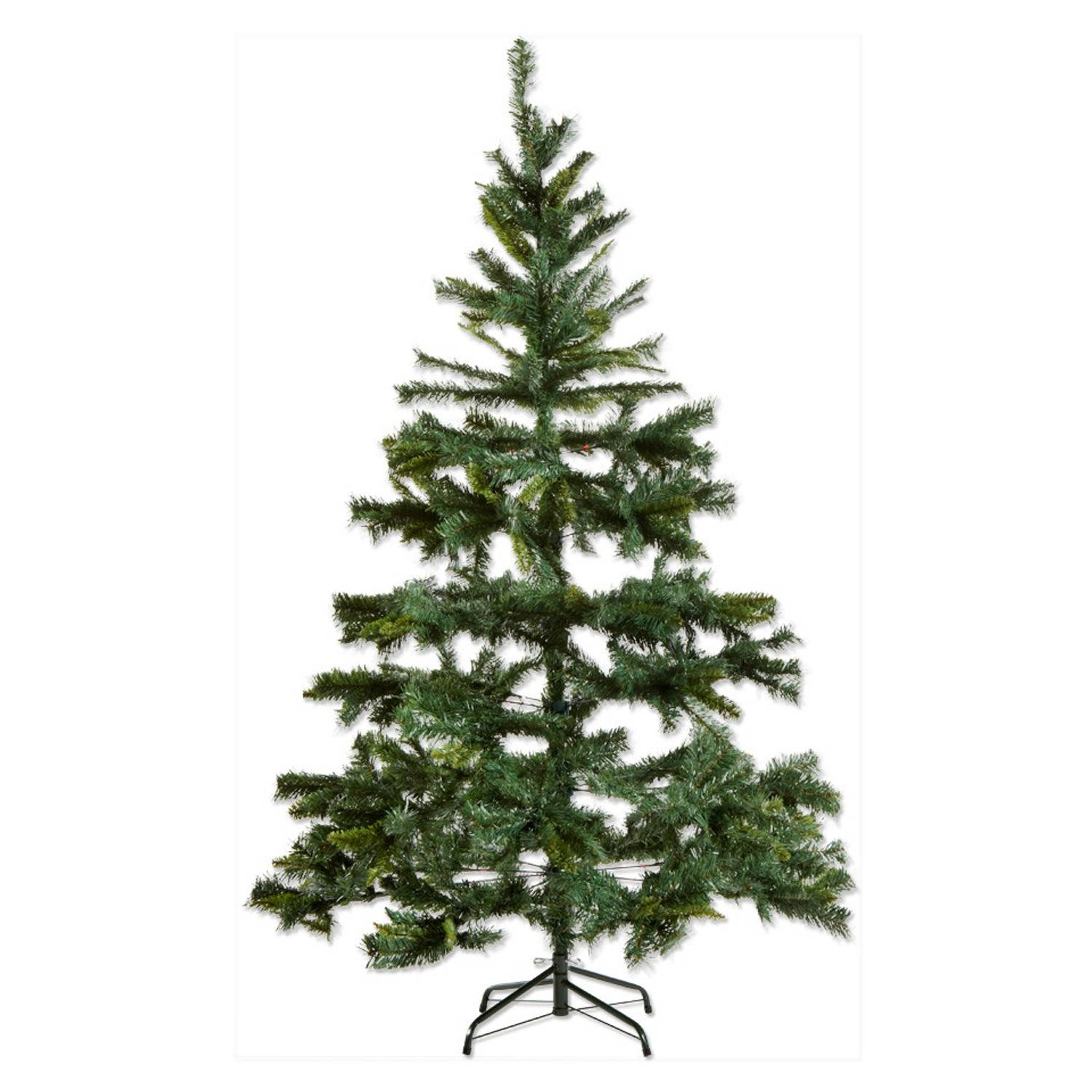 Kerstboom van 180 cm hoog met 550 tips Blokker