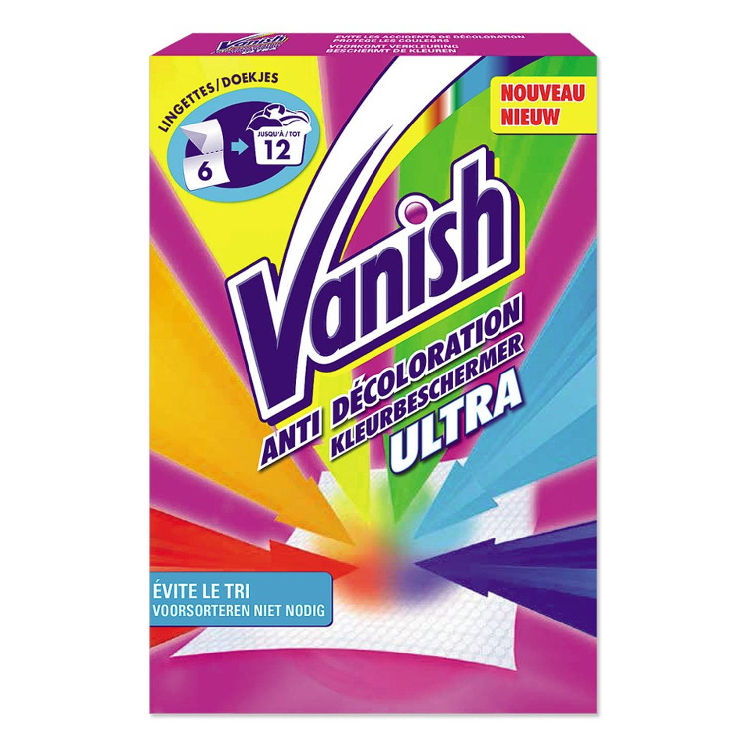 Vanish Kleurbeschermer Ultra 6 Doekjes