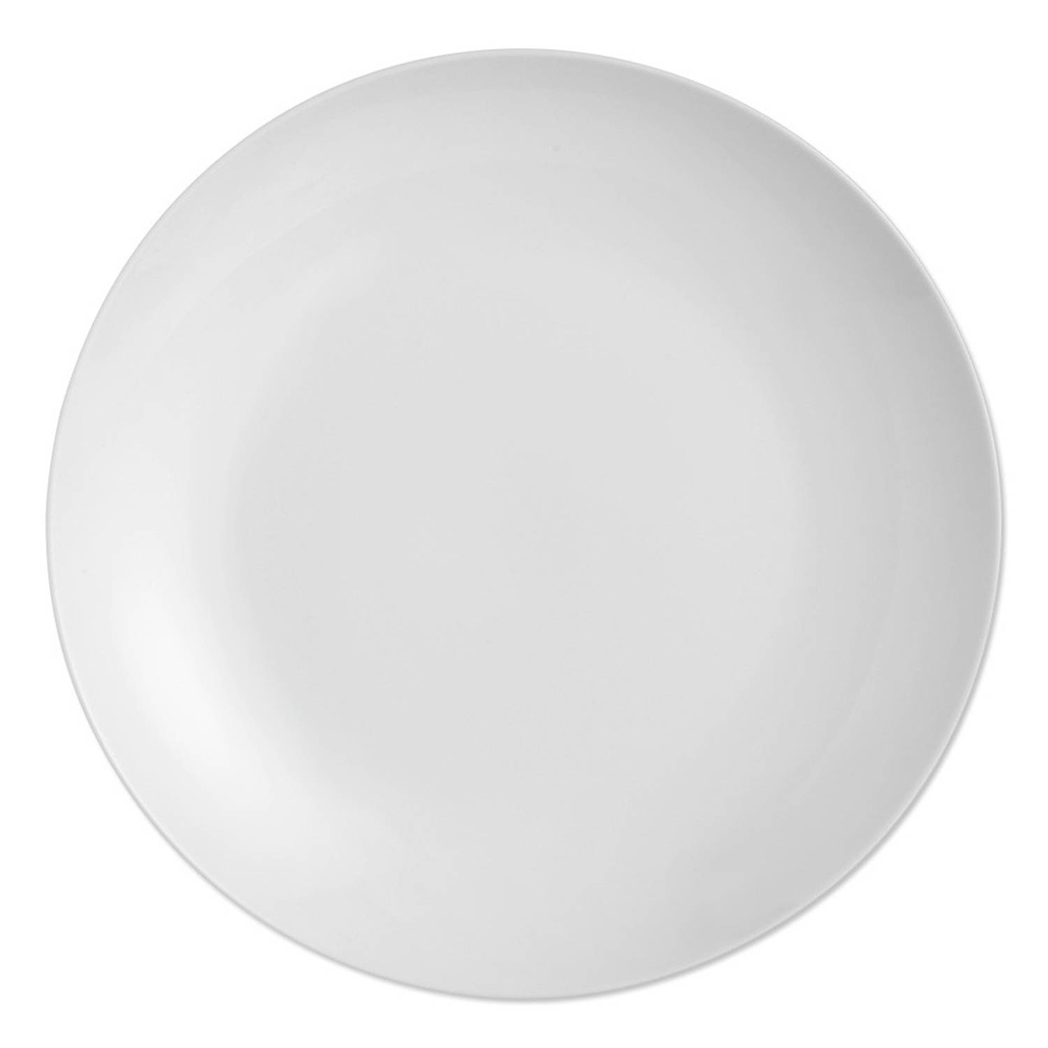 Raad draadloze ontwerp Ontbijtborden White Basic set van 4 | Blokker