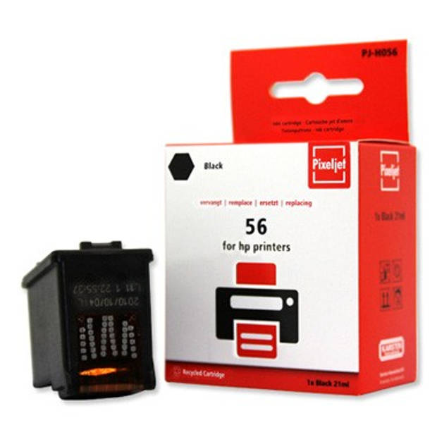 Pixeljet inktcartridge HP 56 - zwart
