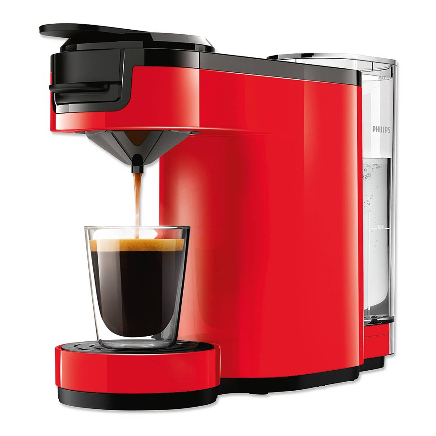 Omgeving Vergelijkbaar Dankbaar Philips SENSEO® Up koffiepadmachine HD7880/80 - rood | Blokker