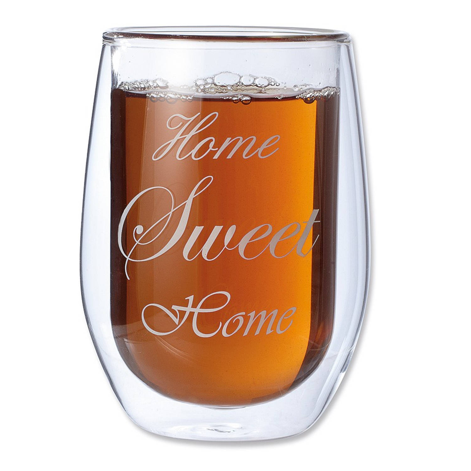 Beweegt niet Claire Crimineel Home Sweet Home dubbelwandig glas 35 cl | Blokker