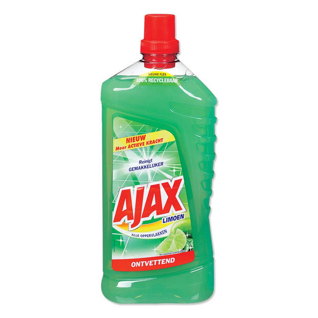 Ajax allesreiniger limoen 1,25 liter