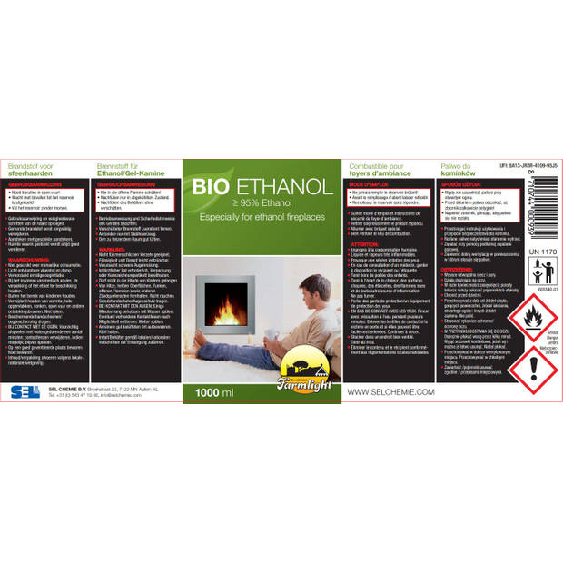 Bio ethanol - 1000 ml