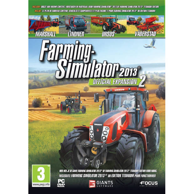PC DVD Farming Simulator 2013 official expansion 2