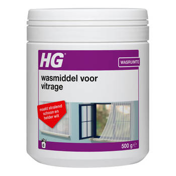 HG wasmiddel voor witte vitrage