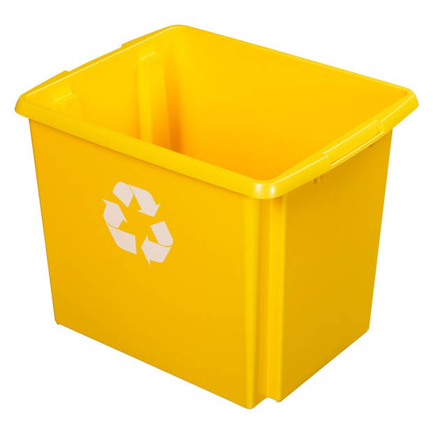Sunware Nesta recycle box - 45 liter - geel