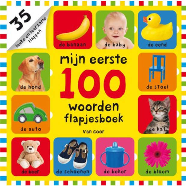 Mijn Eerste 100 Woorden Flapjesboek - Mijn Eerste