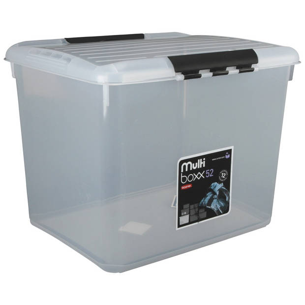 Curver Optima Multiboxx opbergbox 52 liter - transparant