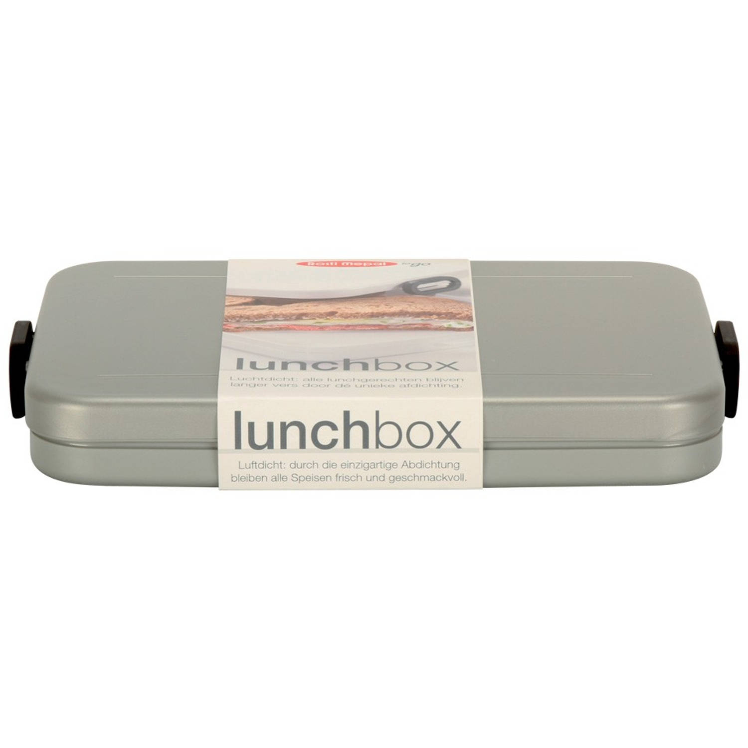 Subsidie Ontwikkelen Leeuw Mepal Lunchbox To Go flat - zilver | Blokker
